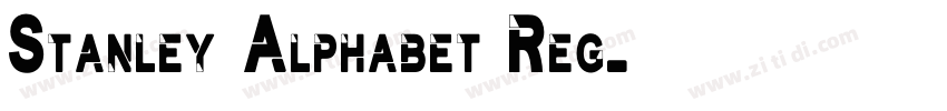 Stanley Alphabet Reg字体转换